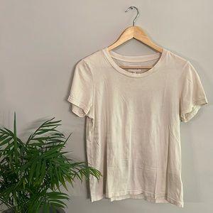 MATE the Label Cream Basic Tee Small